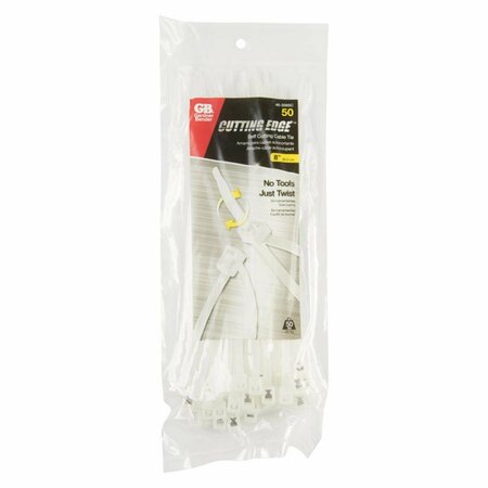 POWER PRODUCTS 8 in. Self-Cutting Natural Cable Tie - 3558087
